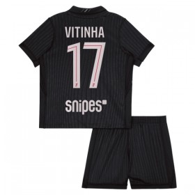Camisolas Paris Saint-Germain Vitinha 17 Jordan Criança 4º Equipamento 2025-26 Manga Curta