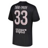 Camisolas Paris Saint-Germain Zaire-Emery 33 Jordan 4º Equipamento 2025-26 Manga Curta