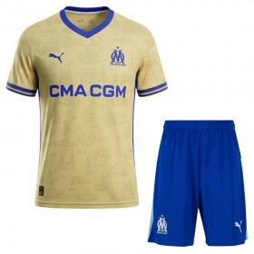 Camisolas Olympique de Marseille Criança 4º Equipamento 2025-26 Manga Curta