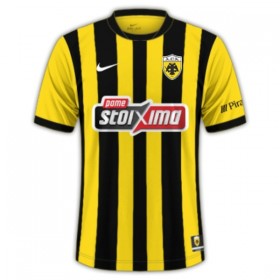 Camisolas AEK Athens 1º Equipamento Principal 2025-26 Manga Curta