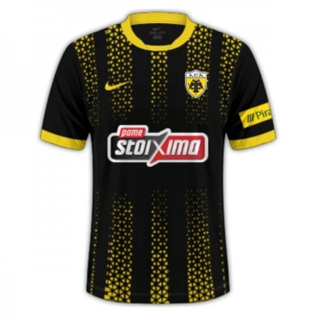 Camisolas AEK Athens 2º Equipamento Alternativa 2025-26 Manga Curta Camisolas AEK Athens 2º Equipamento Alternativa 2025-26 Manga Curta