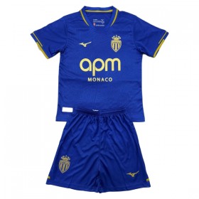 Camisolas AS Monaco Criança 2º Equipamento Alternativa 2025-26 Manga Curta
