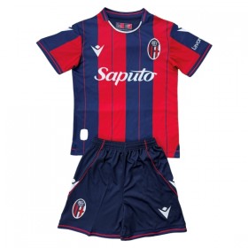 Camisolas Bologna Criança 1º Equipamento Principal 2025-26 Manga Curta