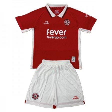 Camisolas Bristol City Criança 1º Equipamento Principal 2025-26 Manga Curta