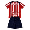 Camisolas Chivas de Guadalajara Criança 1º Equipamento Principal 2025-26 Manga Curta