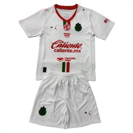 Camisolas Chivas de Guadalajara Criança 2º Equipamento Alternativa 2025-26 Manga Curta Camisolas Chivas de Guadalajara Criança 2º Equipamento Alternativa 2025-26 Manga Curta