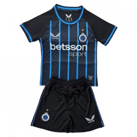 Camisolas Club Brugge Criança 1º Equipamento Principal 2025-26 Manga Curta