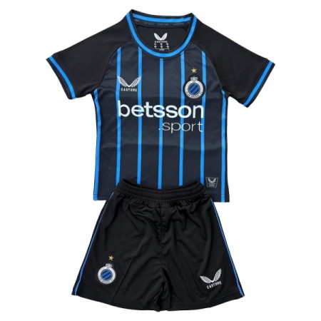 Camisolas Club Brugge Criança 1º Equipamento Principal 2025-26 Manga Curta