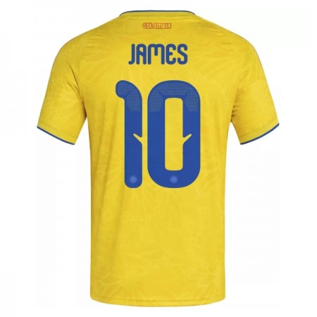 Camisolas Colômbia James 10 1º Equipamento Principal World Cup 2026 Manga Curta Camisolas Colômbia James 10 1º Equipamento Principal World Cup 2026 Manga Curta