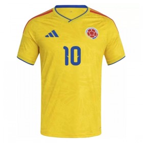 Camisolas Colômbia James 10 1º Equipamento Principal World Cup 2026 Manga Curta