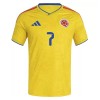 Camisolas Colômbia Luis Diaz 7 1º Equipamento Principal World Cup 2026 Manga Curta