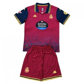 Camisolas Deportivo de La Coruna Criança 2º Equipamento Alternativa 2025-26 Manga Curta