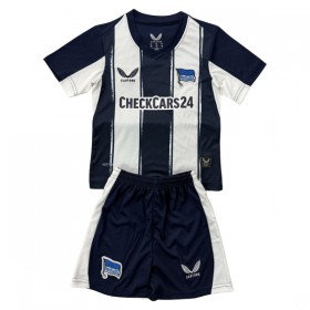 Camisolas Hertha BSC Criança 1º Equipamento Principal 2025-26 Manga Curta
