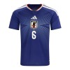 Camisolas Japão Endo 6 1º Equipamento Principal World Cup 2026 Manga Curta