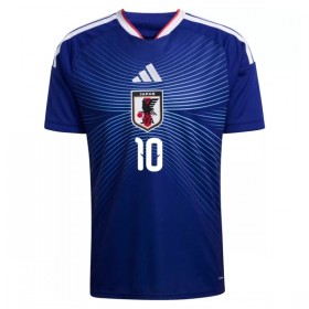 Camisolas Japão Kubo 10 1º Equipamento Principal World Cup 2026 Manga Curta