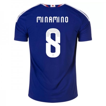 Camisolas Japão Minamino 8 1º Equipamento Principal World Cup 2026 Manga Curta