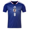 Camisolas Japão Minamino 8 1º Equipamento Principal World Cup 2026 Manga Curta