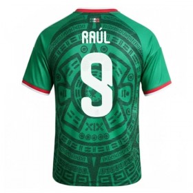 Camisolas México Raul 9 1º Equipamento Principal World Cup 2026 Manga Curta