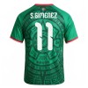 Camisolas México S.Gimenez 11 1º Equipamento Principal World Cup 2026 Manga Curta