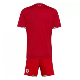 Camisolas País de Gales Criança 1º Equipamento Principal World Cup 2026 Manga Curta