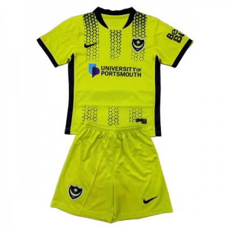 Camisolas Portsmouth Criança 3º Equipamento 2025-26 Manga Curta