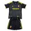 Camisolas Real Zaragoza Criança 2º Equipamento Alternativa 2025-26 Manga Curta