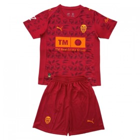 Camisolas Valencia CF Criança 2º Equipamento Alternativa 2025-26 Manga Curta