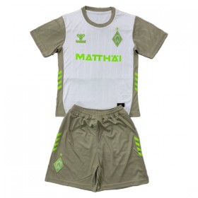 Camisolas Werder Bremen Criança 2º Equipamento Alternativa 2025-26 Manga Curta