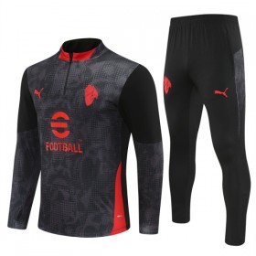 AC Milan Sweat de Treino Preta Zíper 2025-26