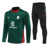 AC Milan Sweat de Treino Verde Zíper 2025-26