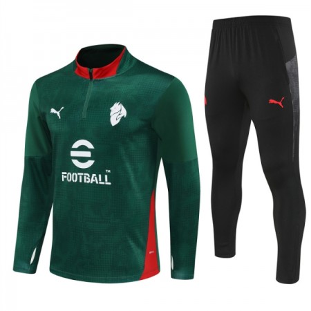 AC Milan Sweat de Treino Verde Zíper 2025-26