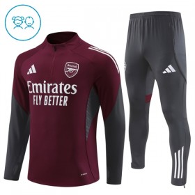 Arsenal Criança Sweat de Treino Vermelha Zíper 2025-26