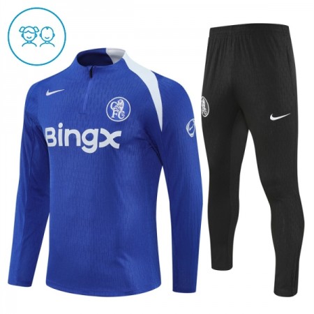 Chelsea Criança Sweat de Treino Azul Zíper 2025-26