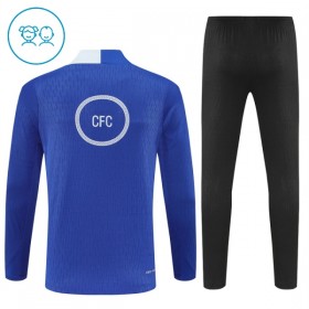 Chelsea Criança Sweat de Treino Azul Zíper 2025-26
