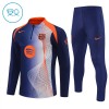 FC Barcelona Criança Sweat de Treino Azul Zíper 2025-26
