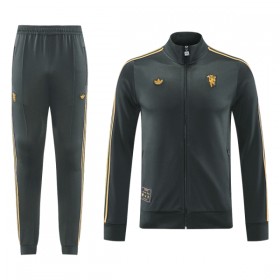 Manchester United Casaco de Treino Conjunto Preta 2025-26