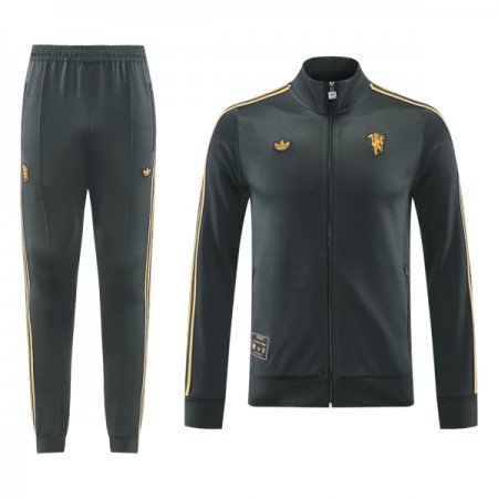 Manchester United Casaco de Treino Conjunto Preta 2025-26