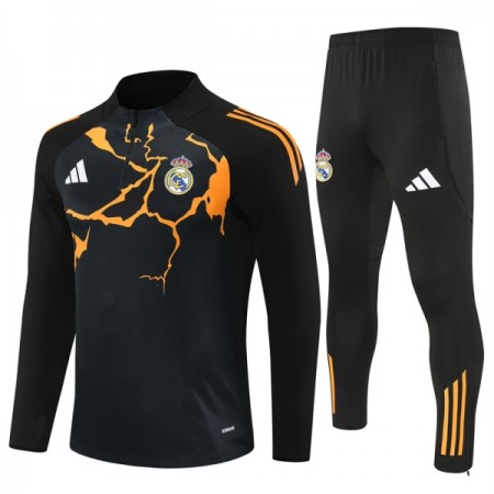Real Madrid Sweat de Treino Preta Zíper 2025-26