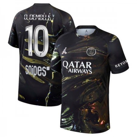 Camisolas Paris Saint-Germain O. Dembele 10 Night Edition 2025-26 Manga Curta