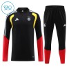 Alemanha Criança Sweat de Treino Preta Zíper 2026-27