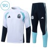 Argentina Criança Sweat de Treino Branca Zíper 2026-27