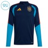 Espanha Criança Sweat de Treino Navy Zíper 2026-27