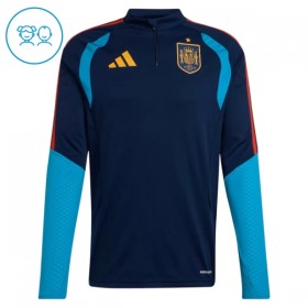 Espanha Criança Sweat de Treino Navy Zíper 2026-27