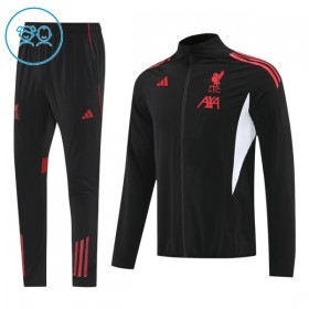 Liverpool Criança Casaco de Treino Conjunto Preta 2025-26