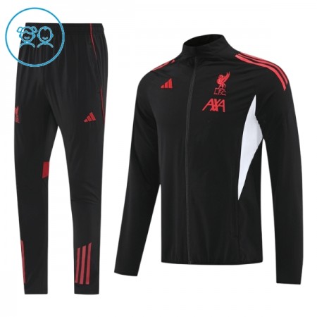 Liverpool Criança Casaco de Treino Conjunto Preta 2025-26