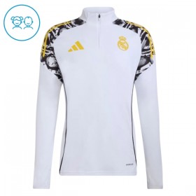 Real Madrid Criança Sweat de Treino Branca Zíper 2026-27