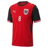 Camisolas Áustria Alaba 8 1º Equipamento Principal World Cup 2026 Manga Curta