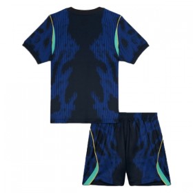 Camisolas Brasil Criança 2º Equipamento Alternativa World Cup 2026 Manga Curta