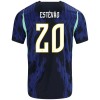 Camisolas Brasil Estevao 20 2º Equipamento Alternativa World Cup 2026 Manga Curta