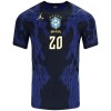 Camisolas Brasil Estevao 20 2º Equipamento Alternativa World Cup 2026 Manga Curta